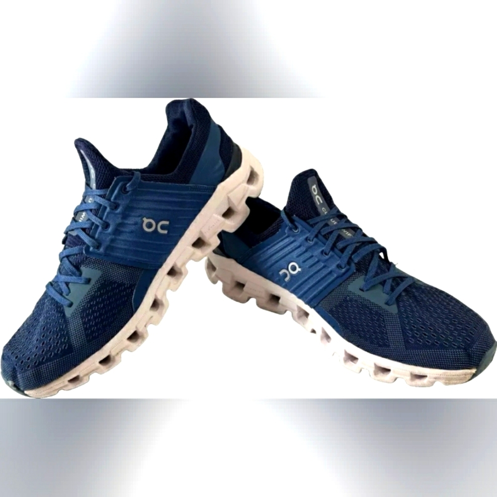 On Cloudswift 2 Denim Blue Running Sneakers Men Size 11 or Women 12.5